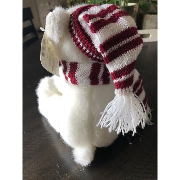 Russ Peppermint Teddy Bear Beanbag Plush Stuffed Animal‎ Daisy Chain Press White - Picture 5 of 8